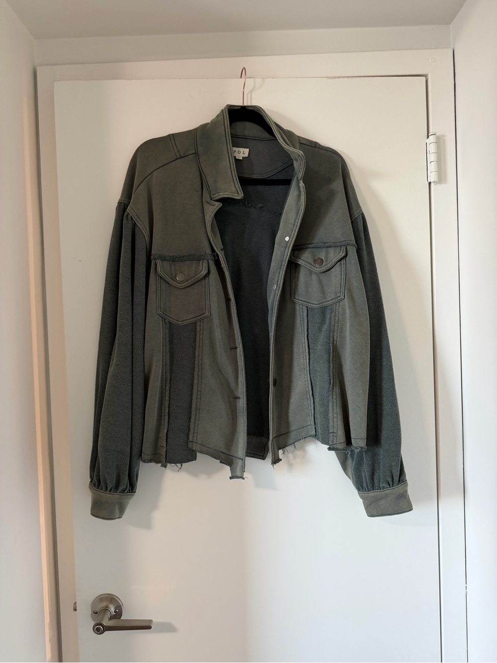 POL Olive Green Women's Utility Jacket